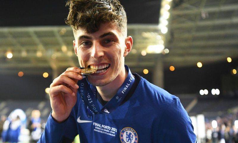 Kai Havertz's match-winning strike was his first Champions League goal for Chelsea