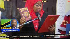 Samia Suluhu Hassan sworn in as Tanzania's sixth president