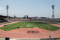 Athletes compete during the official opening of renovated Nyayo National Stadium with 45,000 seat capacity after being closed for 3 years in Nairobi, on September 26, 2020. (Photo by Yasuyoshi CHIBA / AFP) (Photo by YASUYOSHI CHIBA/AFP via Getty Images)