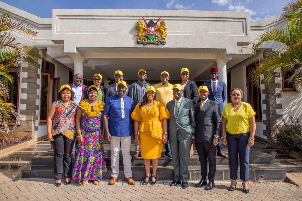 DP Ruto receives Cate Waruguru at his Karen residence