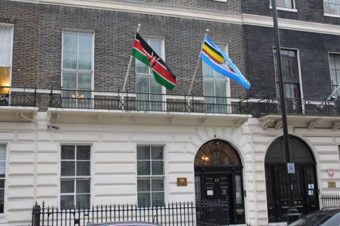 The Kenya High Commission building in London