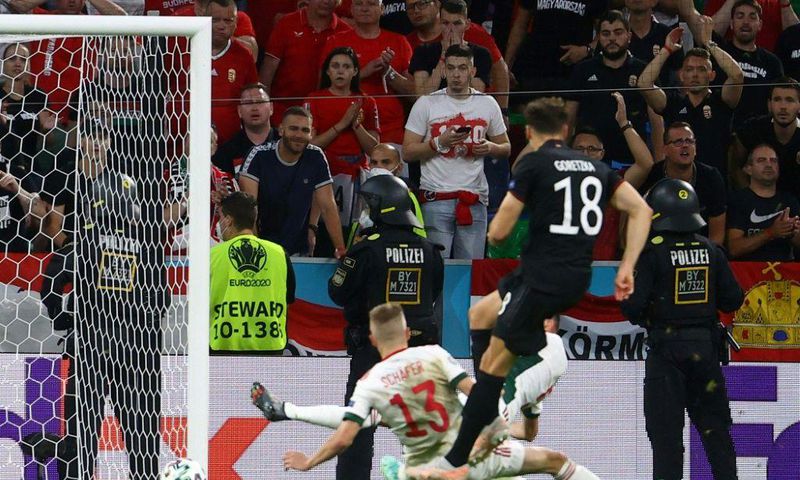 Leon Goretzka's late equaliser sent Germany through to the last 16 at Euro 2020