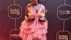 Kenya's very own Nikita Kering' walked home with two awards at the All Africa Music Awards in Lagos Nigeria over the weekend.