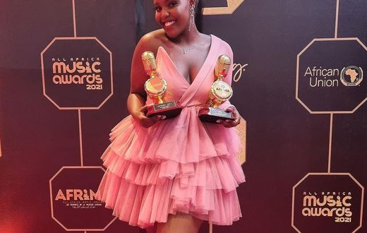 Kenya's very own Nikita Kering' walked home with two awards at the All Africa Music Awards in Lagos Nigeria over the weekend.