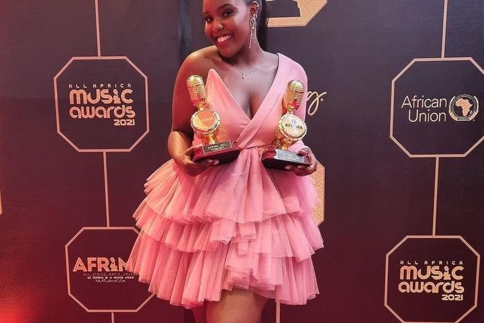 Kenya's very own Nikita Kering' walked home with two awards at the All Africa Music Awards in Lagos Nigeria over the weekend.