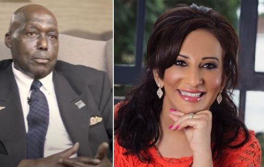 Retired Captain Chris Kariuki and his wife Gina Din
