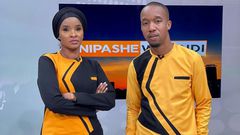 Rashid Abdalla and Lulu Hassan