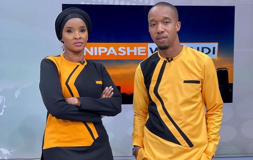 Rashid Abdalla and Lulu Hassan
