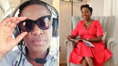 Journalists Mary Kilobi and Jamila Mbugua