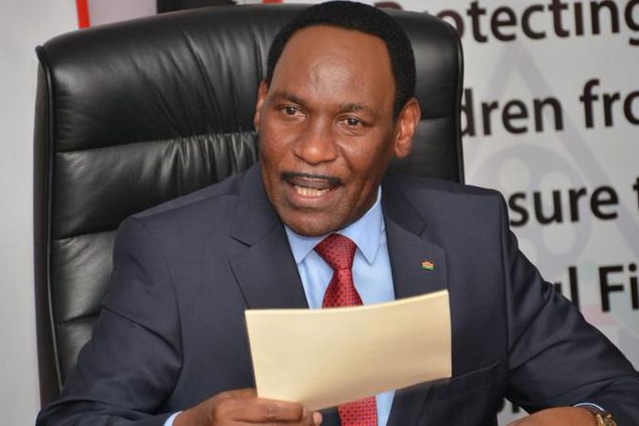 KFCB Boss Ezekiel Mutua and Eric Omondi