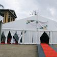 Tent where the Judicial Service Commission (JSC) has been holding interviews for the Chief Justice position