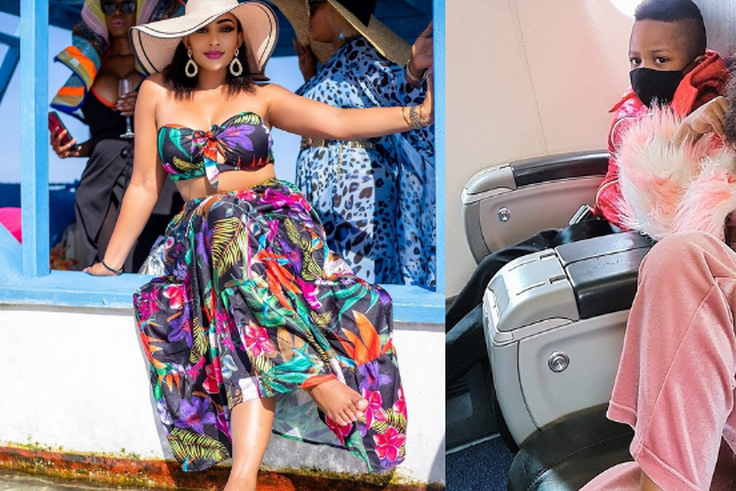 Zari Hassan with her Kids Nillan and Tiffah