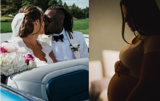 Matata’s Fred Milanya & Mzungu wife welcome a baby boy named Sulwe [Photos]