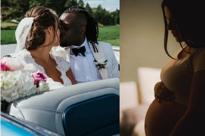 Matata’s Fred Milanya & Mzungu wife welcome a baby boy named Sulwe [Photos]