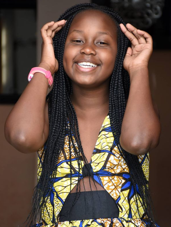 Milicent Omanga and daughter Maya