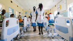 A hospital ward in Kenya