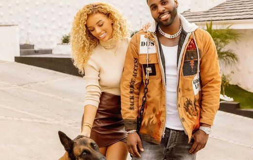 American singer Jason Derulo and his girlfriend Jena Frumes [Instagram/JenaFrumes]