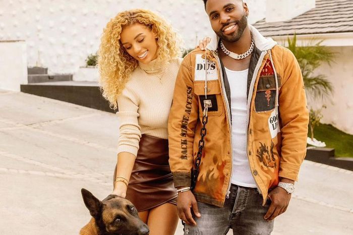 American singer Jason Derulo and his girlfriend Jena Frumes [Instagram/JenaFrumes]