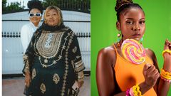 Zuchu and her Mother Bi Khadija Omar Kopa.