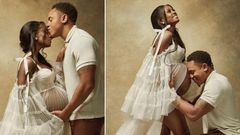Vanessa Mdee and Fiancé Rotimi announce pregnancy with exquisite photos