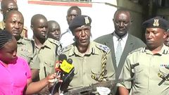 Kisumu Head of Inspectorate Willy Lugusa at a past incident