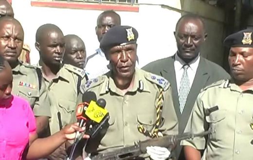 Kisumu Head of Inspectorate Willy Lugusa at a past incident