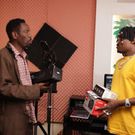 Singer B-Classic gifts Omosh, a camera, Tripod and Microphone