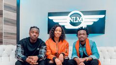 Bahati flies to Tanzania to shoot Music video with Rayvanny (Photos)