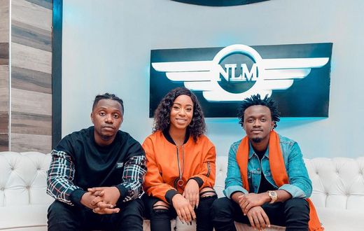 Bahati flies to Tanzania to shoot Music video with Rayvanny (Photos)
