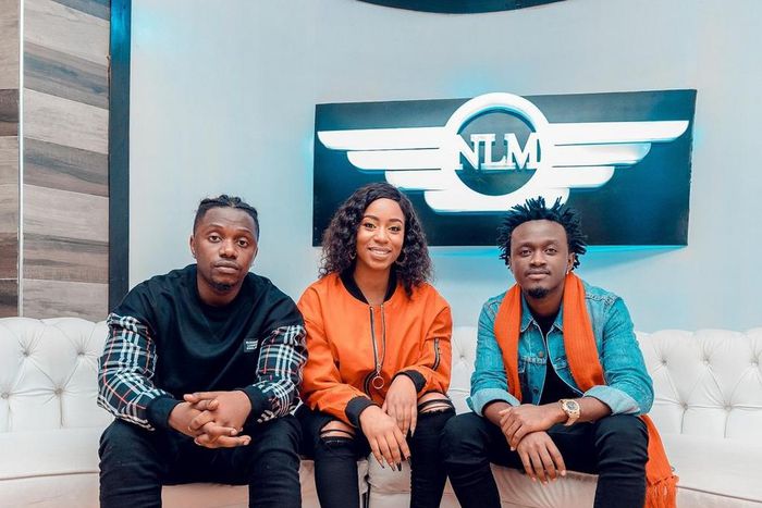 Bahati flies to Tanzania to shoot Music video with Rayvanny (Photos)