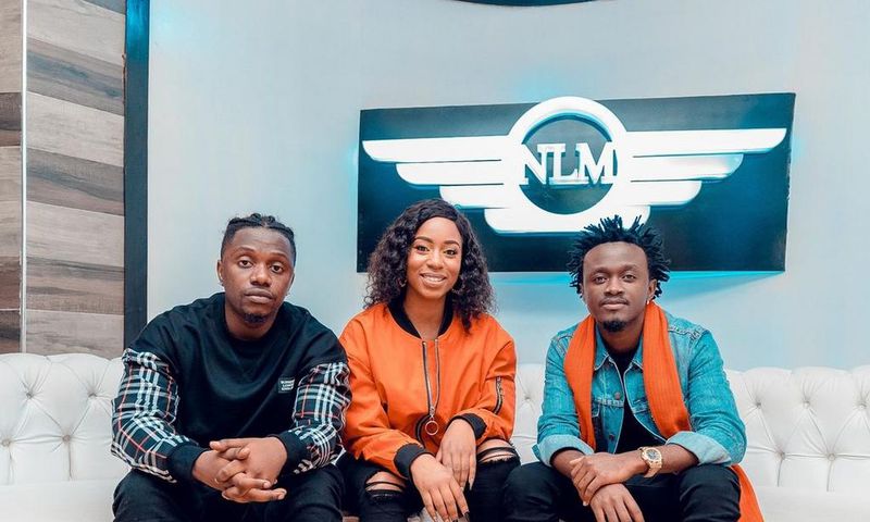 Bahati flies to Tanzania to shoot Music video with Rayvanny (Photos)