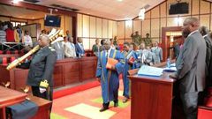 Drama in Nyamira as MCAs demand removal of Sergeants at arms from Assembly