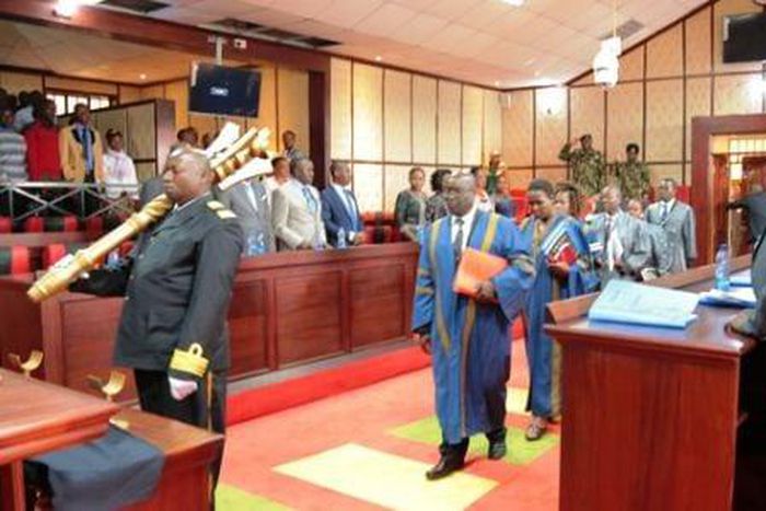 Drama in Nyamira as MCAs demand removal of Sergeants at arms from Assembly