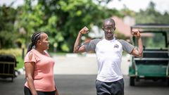 Njugush and his wife Celestine Ndinda