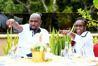 Elgeyo Marakwet Senator Kipchumba Murkomen threw his wife Gladys Wanjiru a birthday party as she turned 40 years old