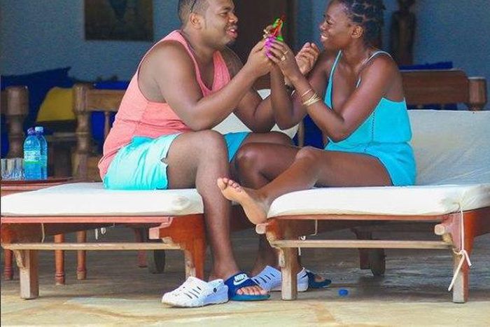 Singer Akothee with her Manager Nelly Oyugi