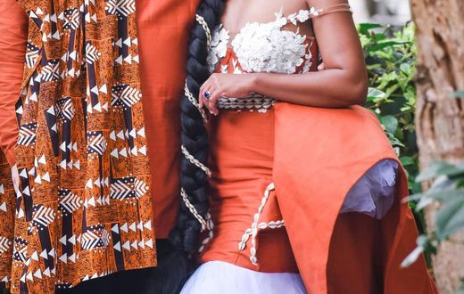 Anita Nderu and her fiancé Barrett Raftery.