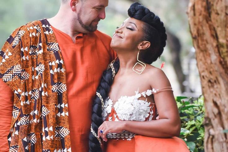 Anita Nderu and her fiancé Barrett Raftery.