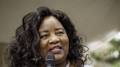 Mama Ida Odinga, wife to former Prime Minister Raila Odinga, speaks during a past function in Westlands, Nairobi