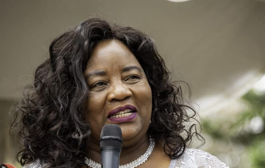 Mama Ida Odinga, wife to former Prime Minister Raila Odinga, speaks during a past function in Westlands, Nairobi