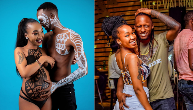 Xtian Ndela and his girlfriend Fatmah Banj