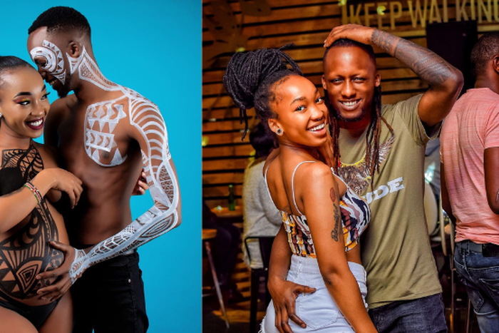 Xtian Ndela and his girlfriend Fatmah Banj