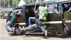 Kenyan matatu conductors
