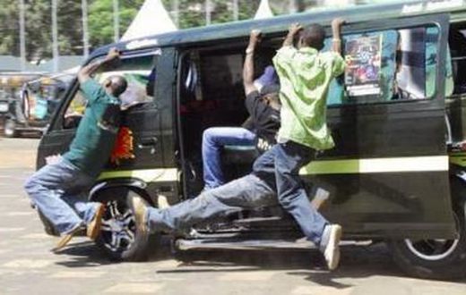 Kenyan matatu conductors