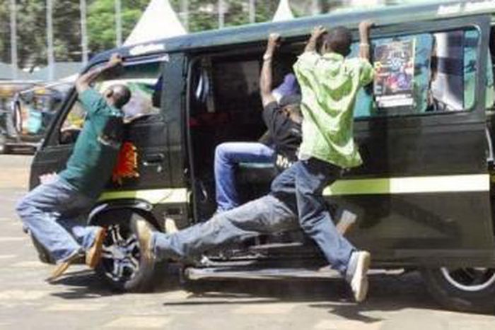 Kenyan matatu conductors