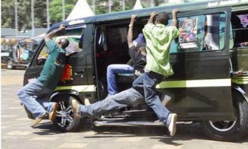 Kenyan matatu conductors