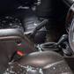 Shattered glass inside of a car after an ambush