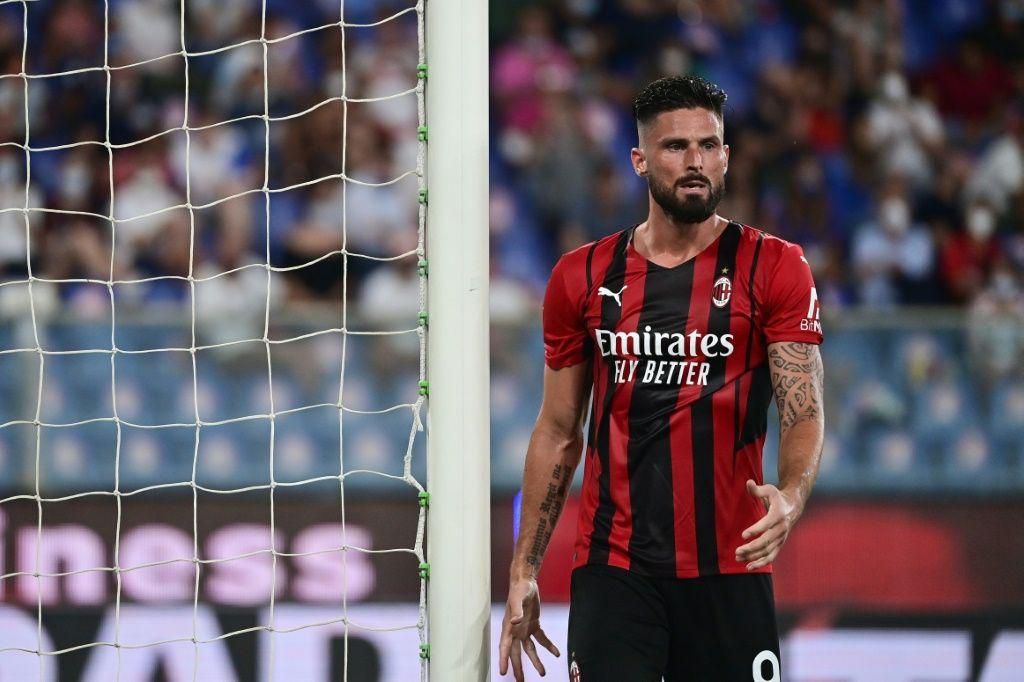 Olivier Giroud recently moved to AC Milan