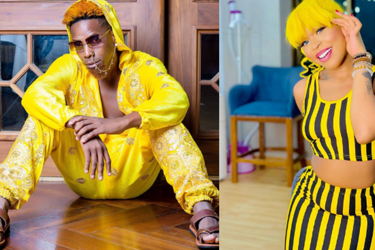 Gigy Money and Eric Omondi