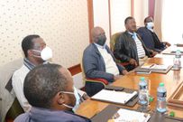 One Kenya Alliance principals Musalia Mudavadi (ANC), Senator Gideon Moi (KANU), SC Kalonzo Musyoka (Wiper) and Senator Moses Wetangula (Ford-Kenya)